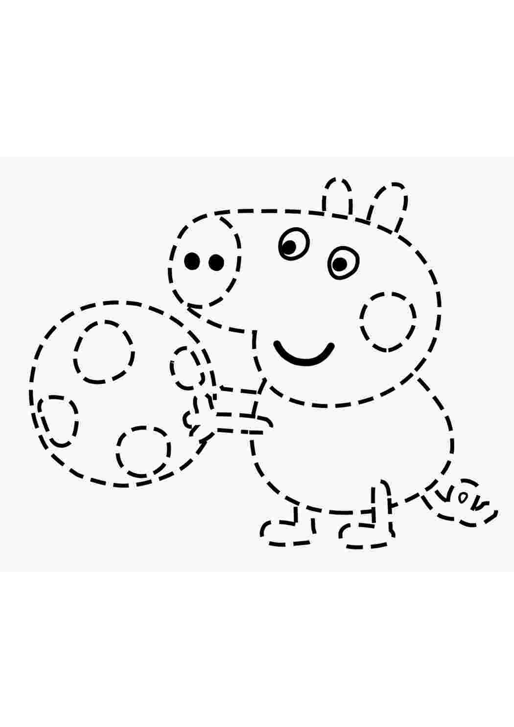 раскраски по точкам для детей 3-4 лет. Разукрашки.
