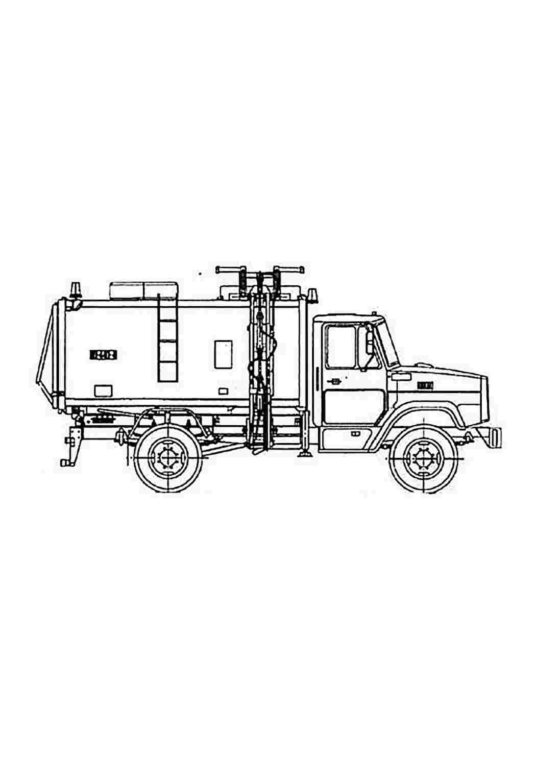 раскраски для мальчиков раскраска мусоровоз. Раскраска без регистарции.