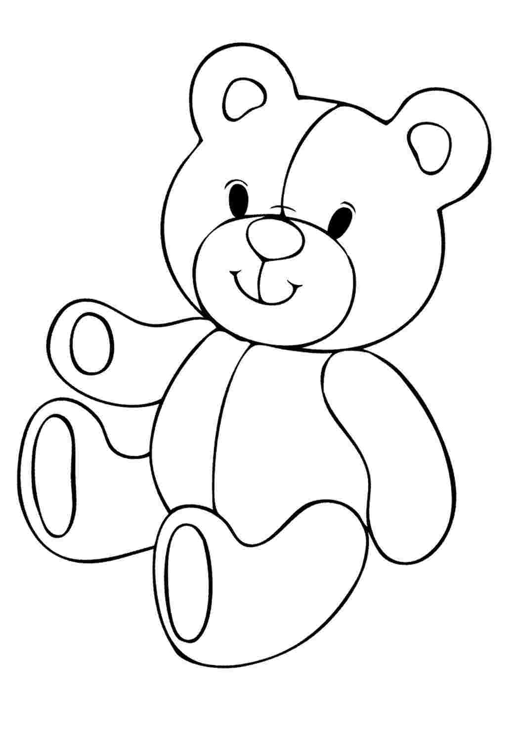Раскраски медведь для детей — Распечатать бесплатно.