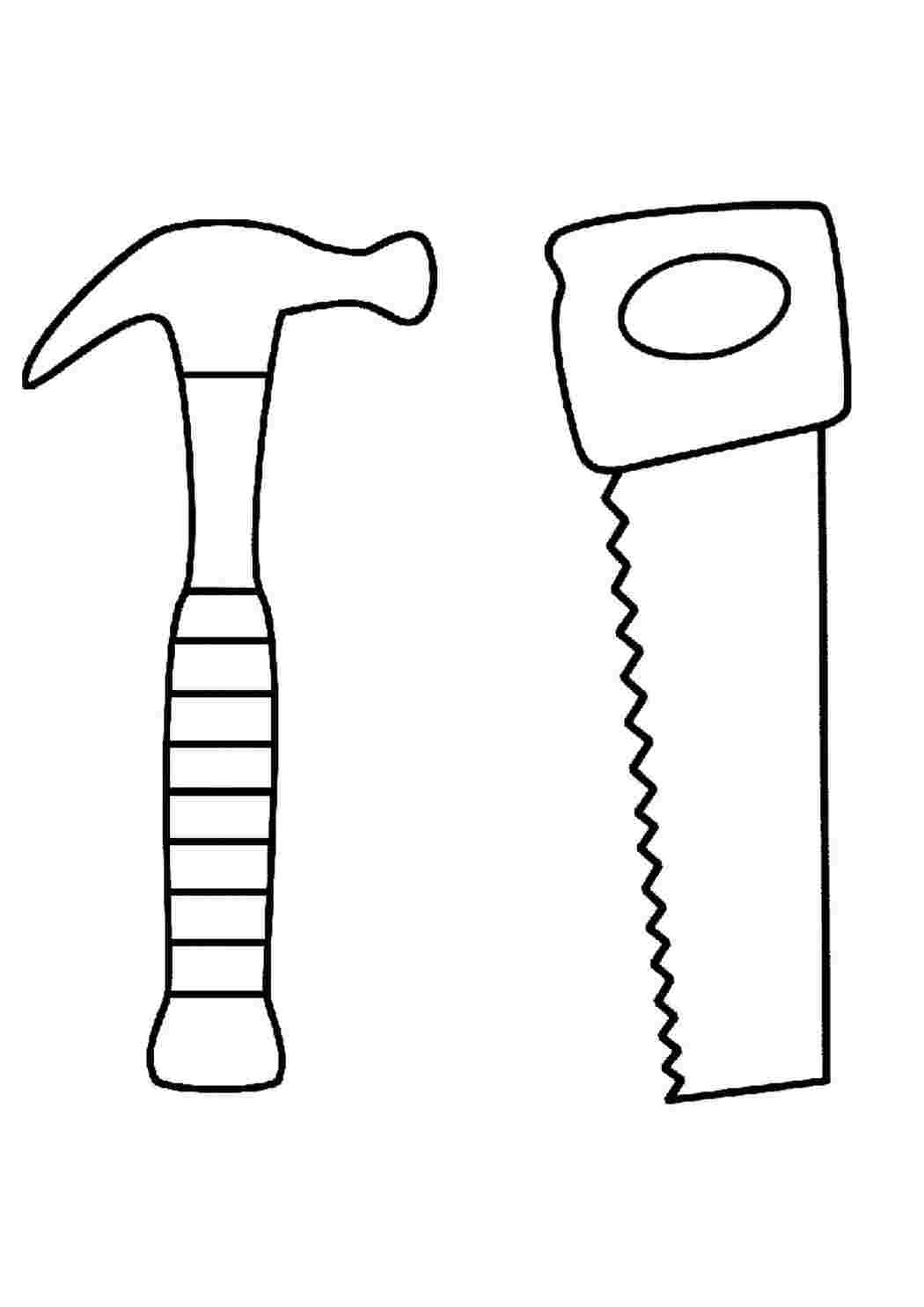 раскраски для мальчиков раскраска инструменты. Бесплатные раскраски.