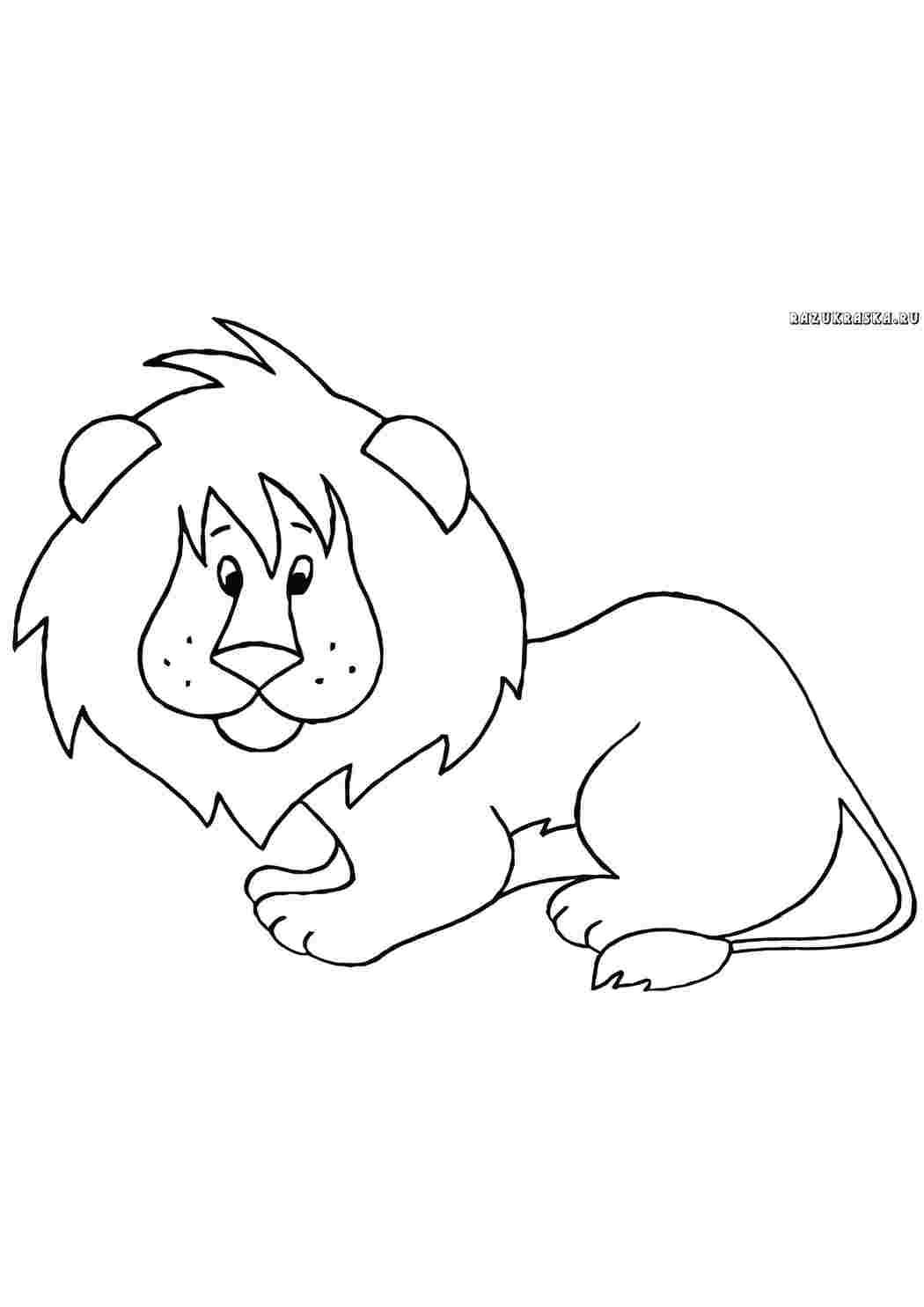 Король лев Раскраска Симба 2