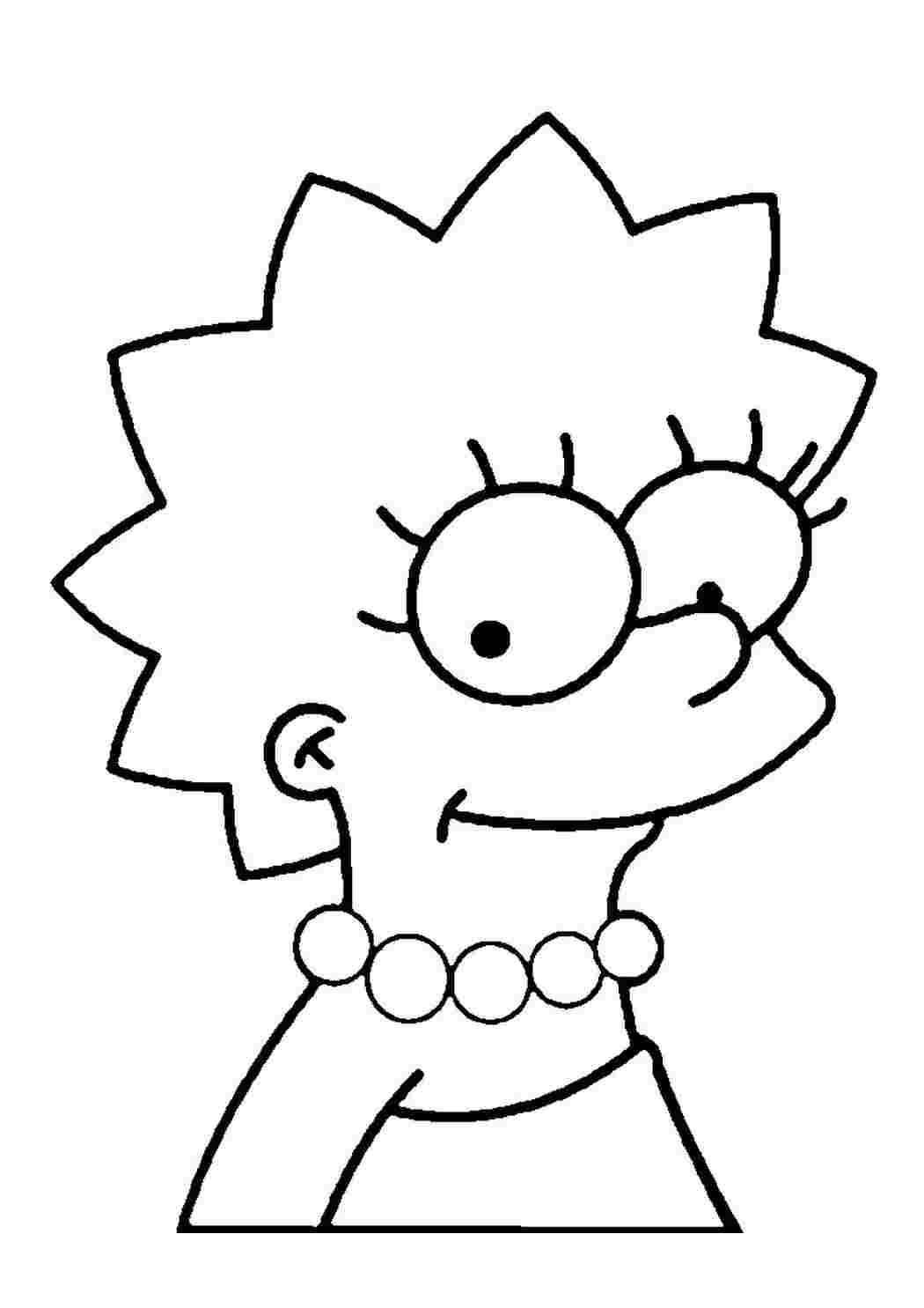 Барт Симпсон – Раскраски высшего качества бесплатно