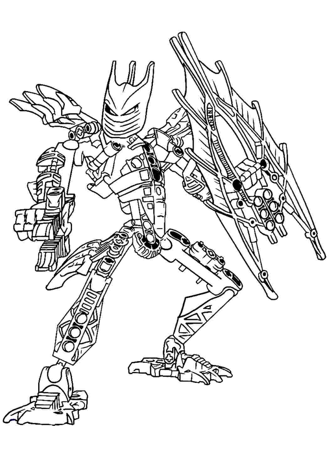 раскраски для мальчиков раскраски лего бионикл. Раскраска для печати.