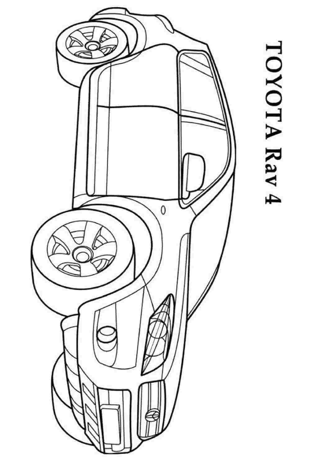 Раскраски Раскраска тойота рав 4. Интересные раскраски. Раскраска тойота рав 4. Печатать раскарску.