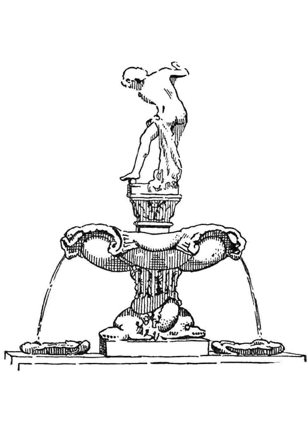 Раскраски раскраска фонтан. Распечатать раскраски. раскраска фонтан. Разукрашки.