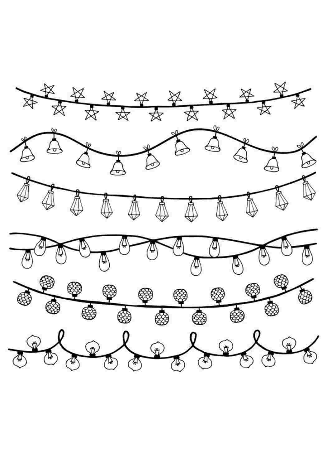 Раскраски раскраски на праздники раскраска гирлянда. Черно белые раскраски. раскраски на праздники раскраска гирлянда. Раскраска для печати.