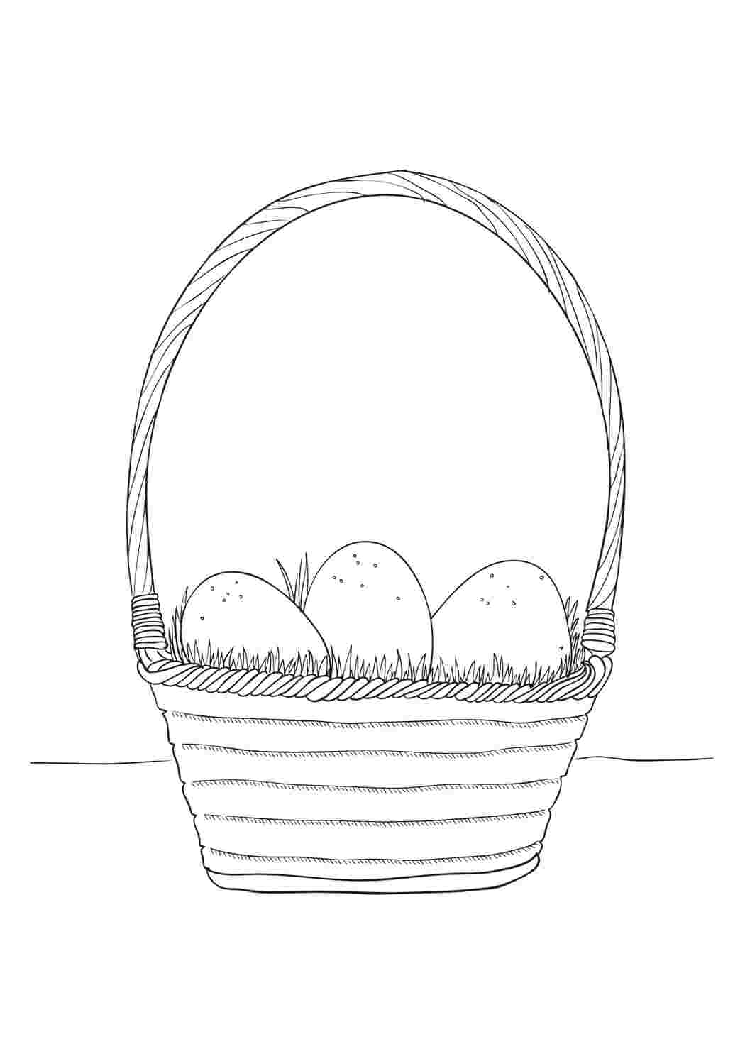 Корзинка рисунок - 50 фото