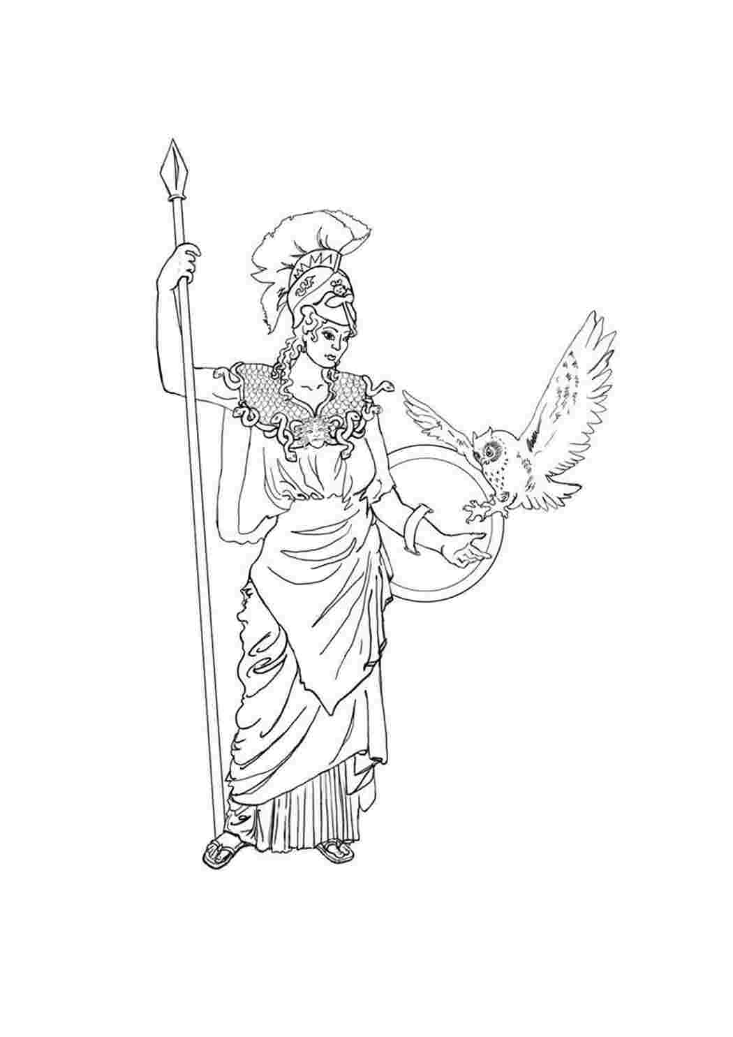 Детские рисунки древнегреческих богов