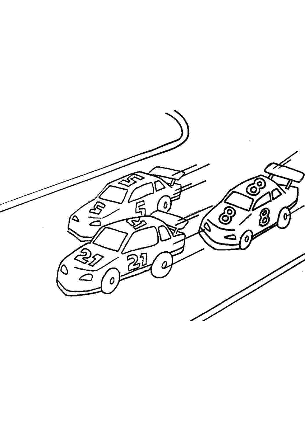 Раскраска Раскраска автоспорт распечатать. Скачать раскраски бесплатно.