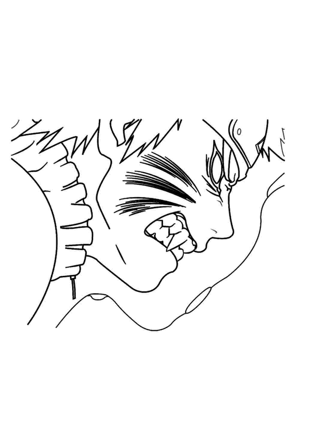 Раскраски Vihainen Naruto Uzumaki - värityskirja. Обучающие раскраски. Vihainen Naruto Uzumaki - värityskirja. Печатать раскарску.