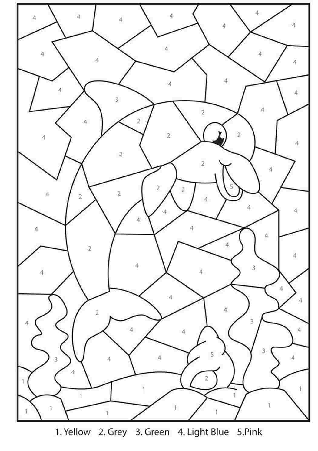 Раскраски, Раскраски по номерам на английском. Онлайн раскраска., Раскраски  по номерам на английском. Картинки раскраски., Раскраска по номерам.  Разукраски., Раскраска по номерам. Лучшие раскраски., Дельфин по номерам.  Скачать раскраски бесплатно ...