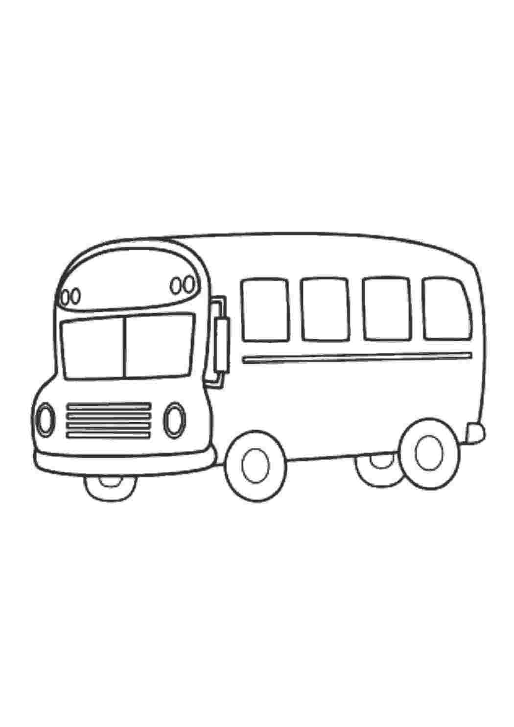 раскраски для мальчиков раскраска автобус. Разукрашка.