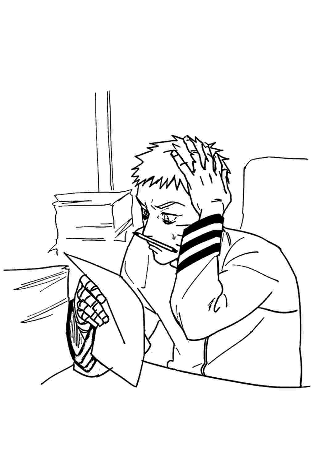 Раскраски Naruto harrastaa lukemista, mutta hän ei ole kovin hyvä siinä. Бесплатные раскраски. Naruto harrastaa lukemista, mutta hän ei ole kovin hyvä siinä. Разукраска.