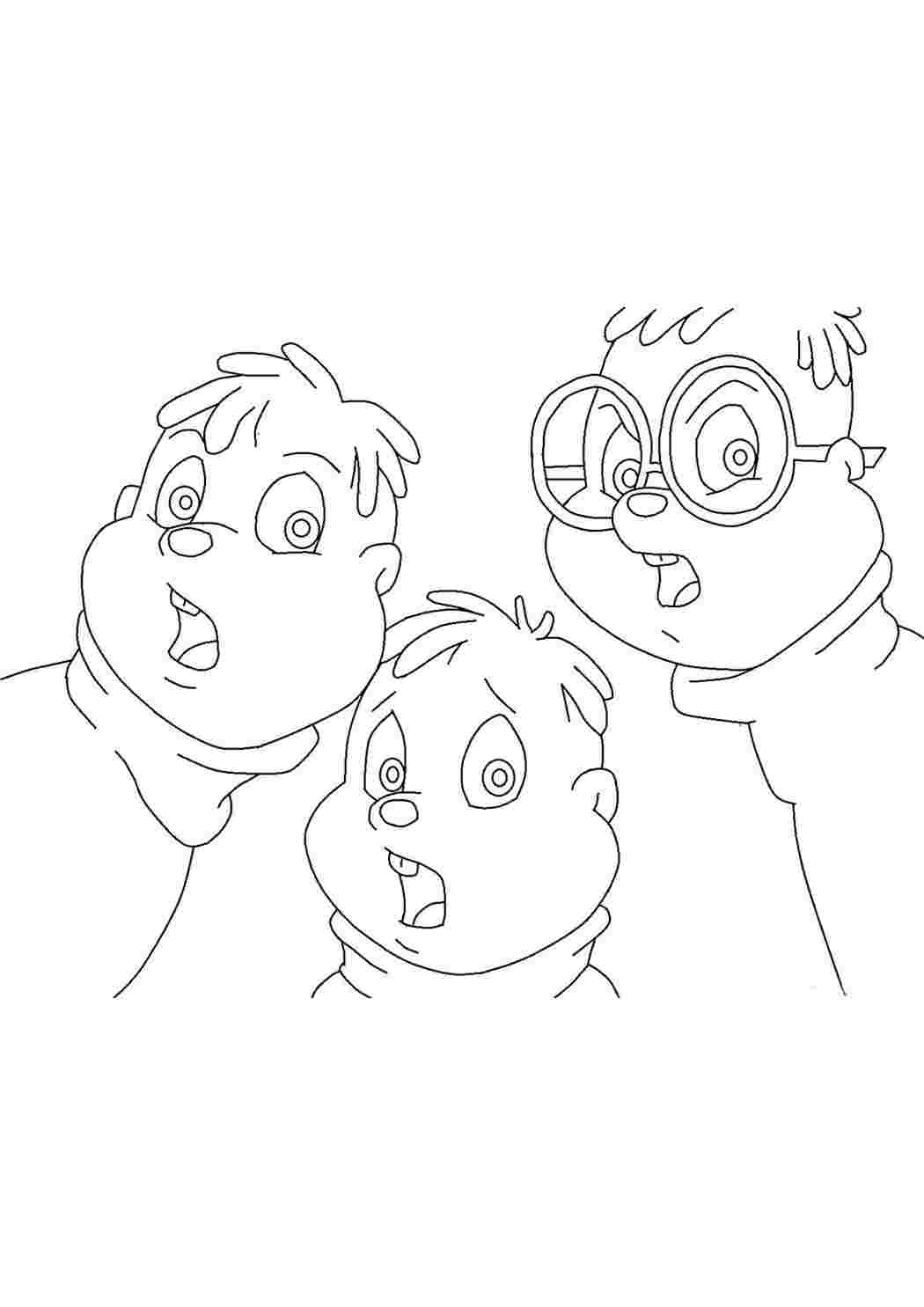 Alvin Chipmunks Coloring Book