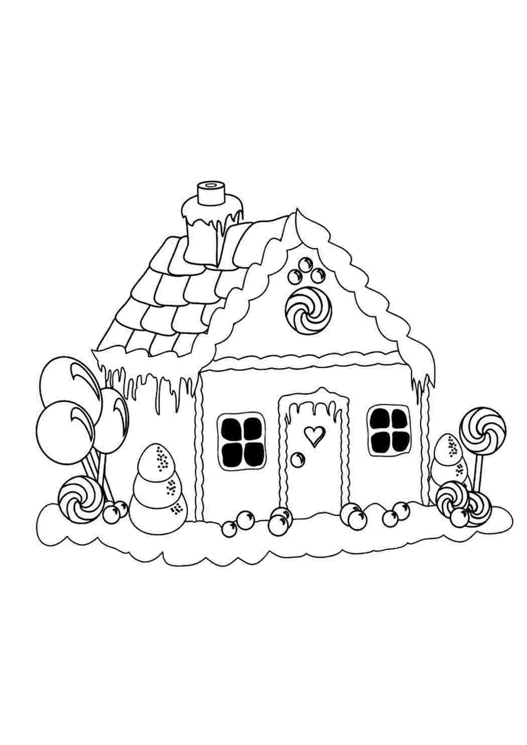 Картонный домик раскраска 120x87x73 / Раскраски / Игровой домик / Подарок для детей
