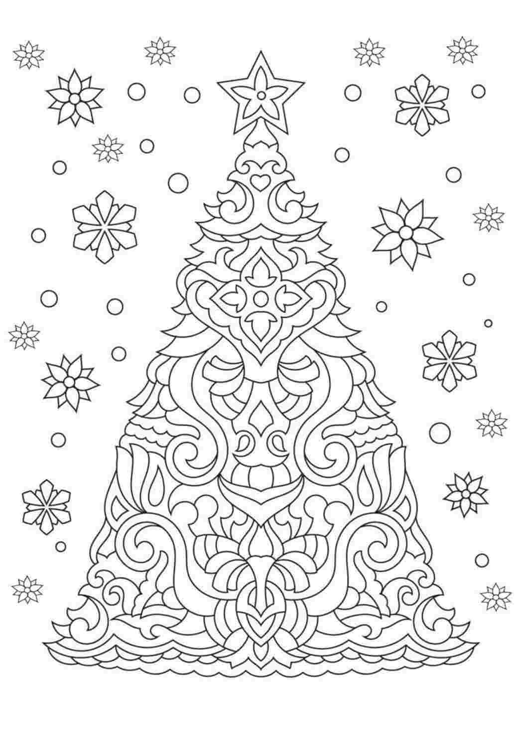 Раскраска падают снежинки. Хорошие раскраски.