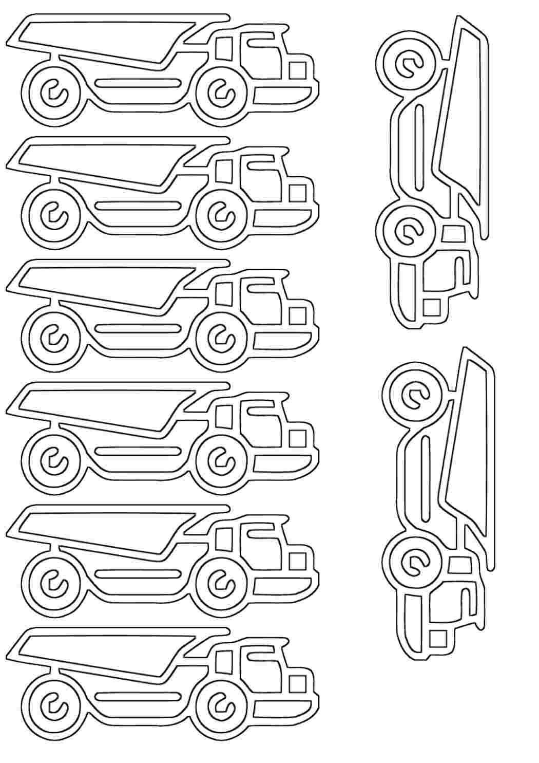 Раскраски самосвал транспорт. Распечатать раскраски. самосвал транспорт. Развивающие раскраски.