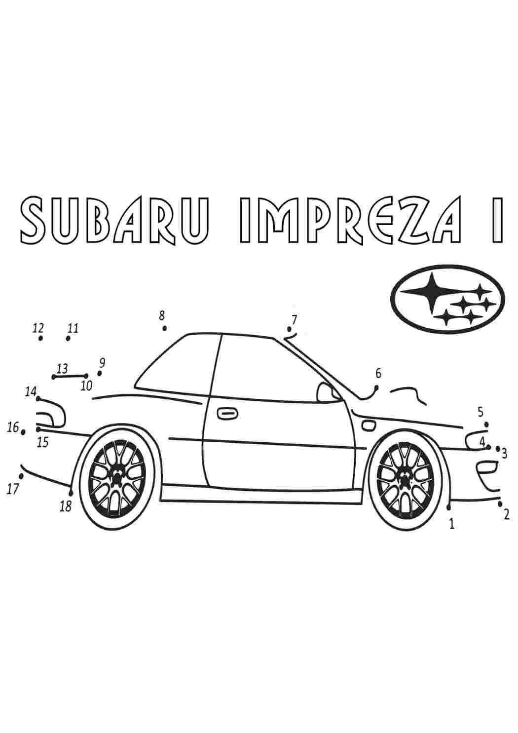 Subaru impreza: иллюстрации