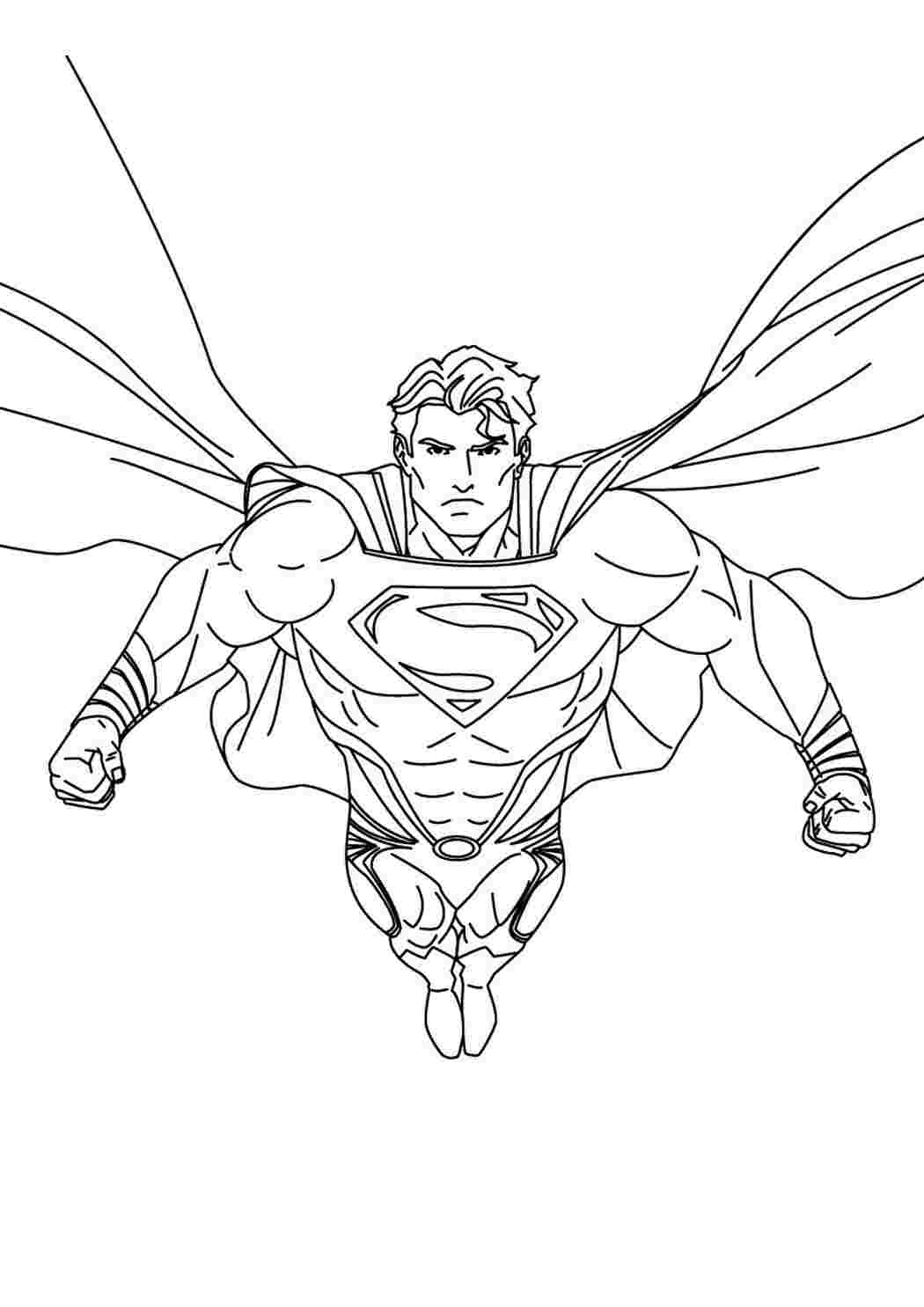Раскраски супермен, Раскраска супермен.