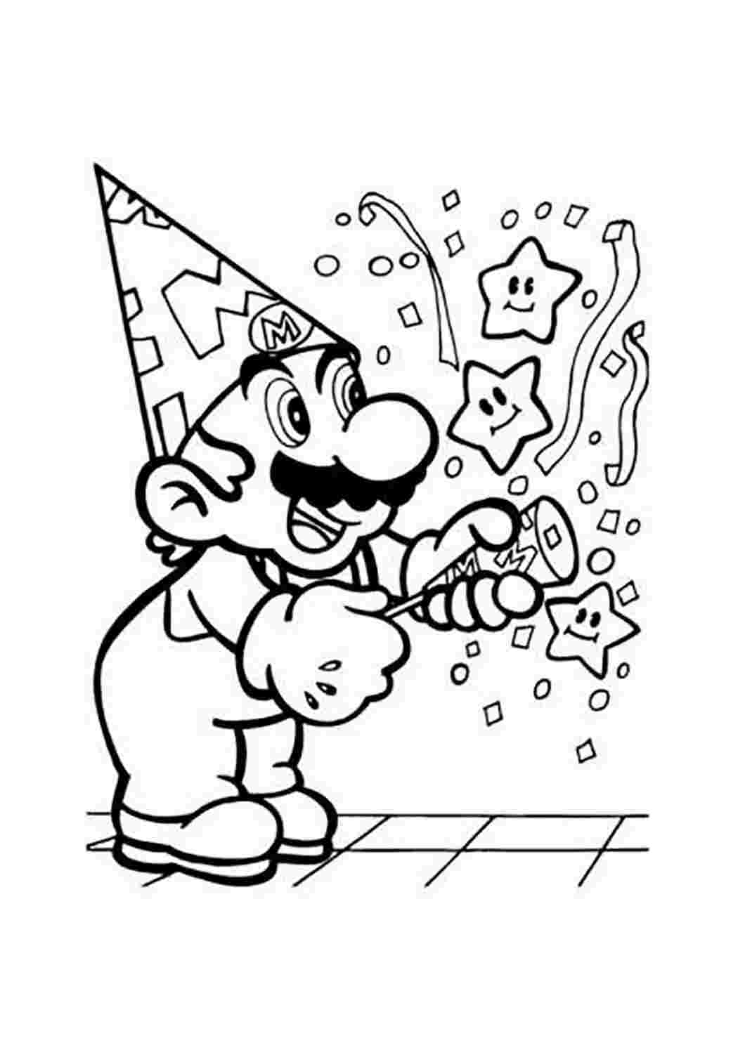 Раскраска «Решительный Марио» | Coloring pages, Personalized coloring book, Super mario bros party