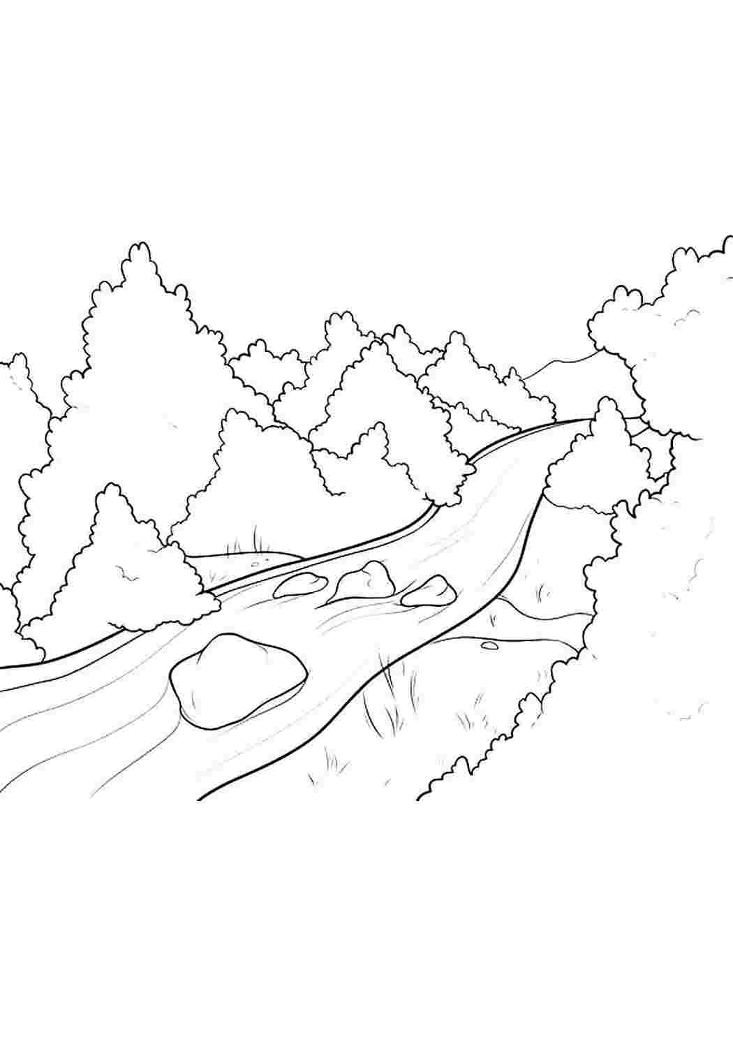 Как нарисовать черно-белую лодку на реке — поэтапный рисунок простым карандашом