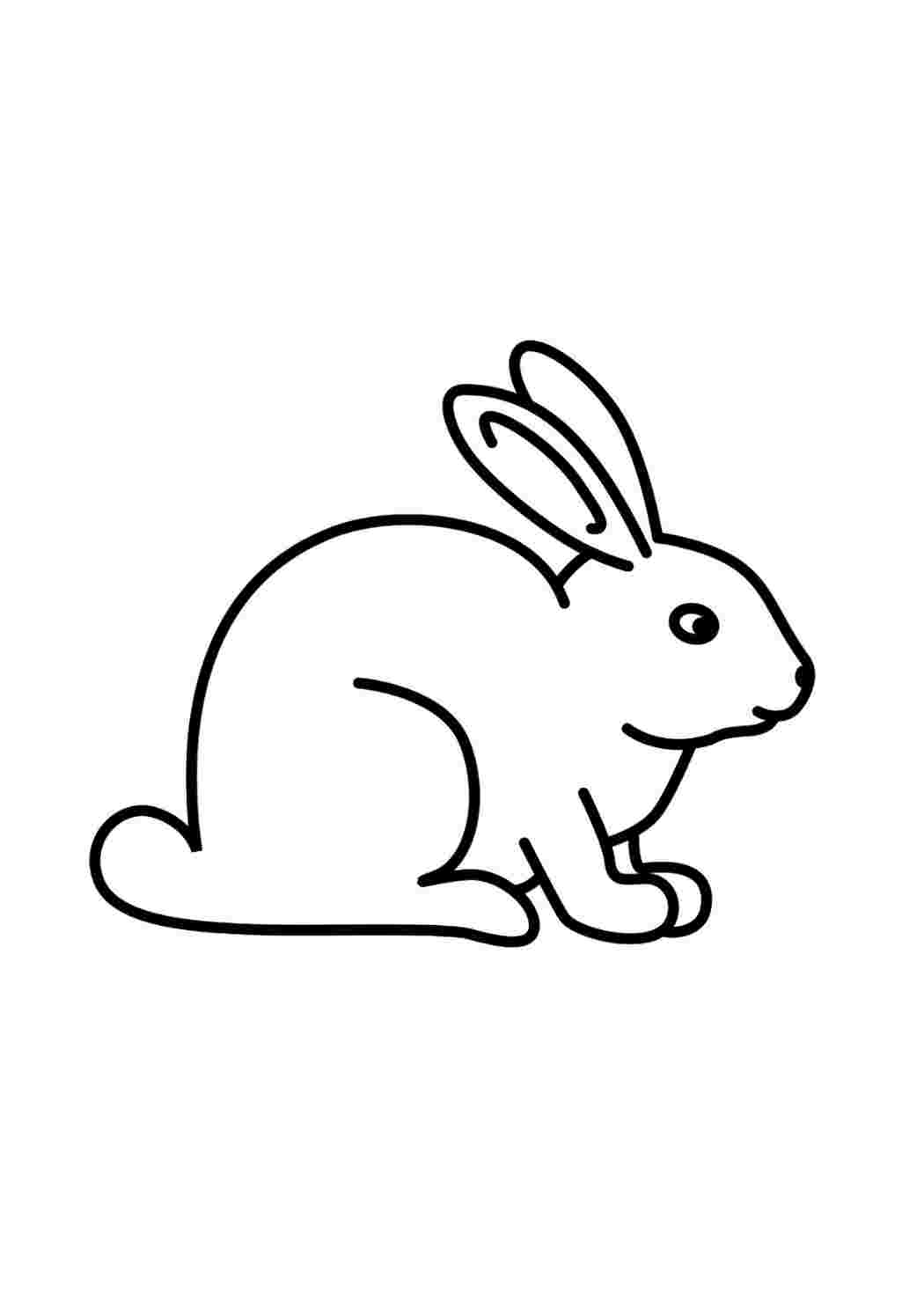 Раскраски с Кроликами на Новый 2023 год