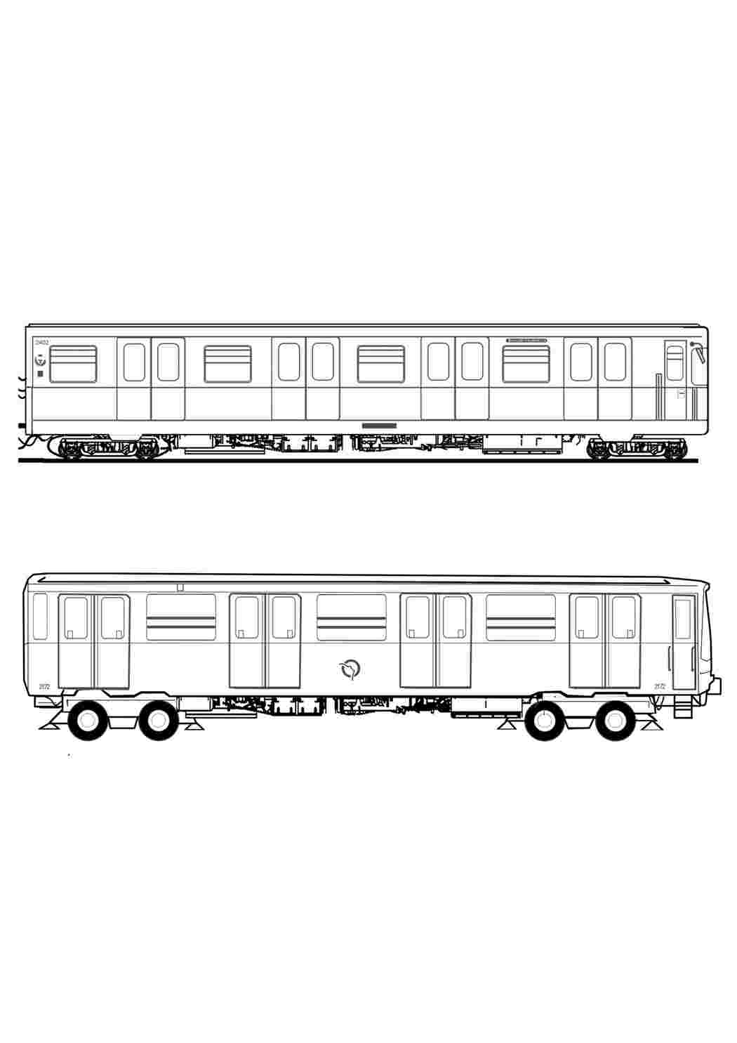 «Поезда вагоны» скачать раскраски