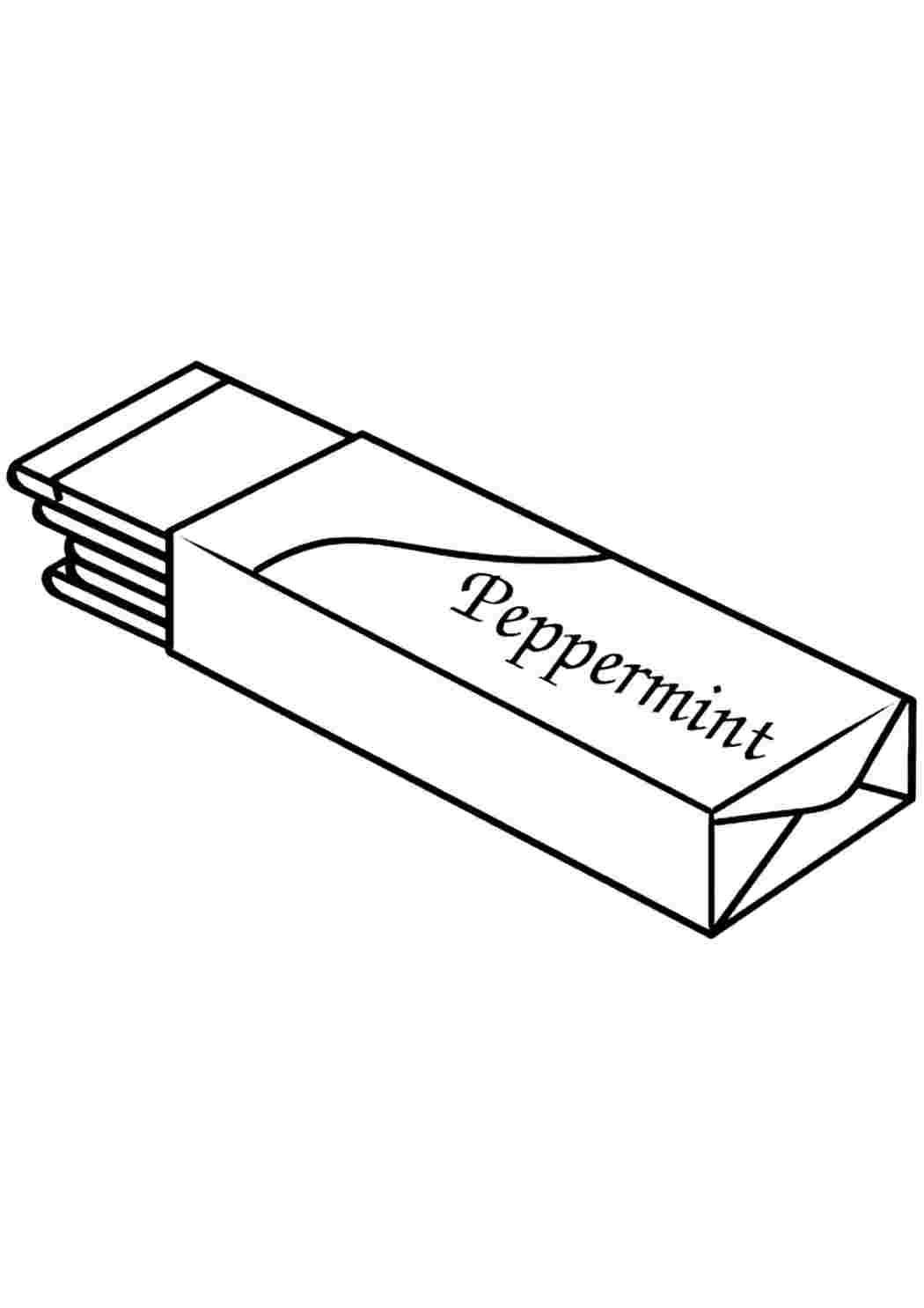 раскраска жвачка. Черно белые раскраски.