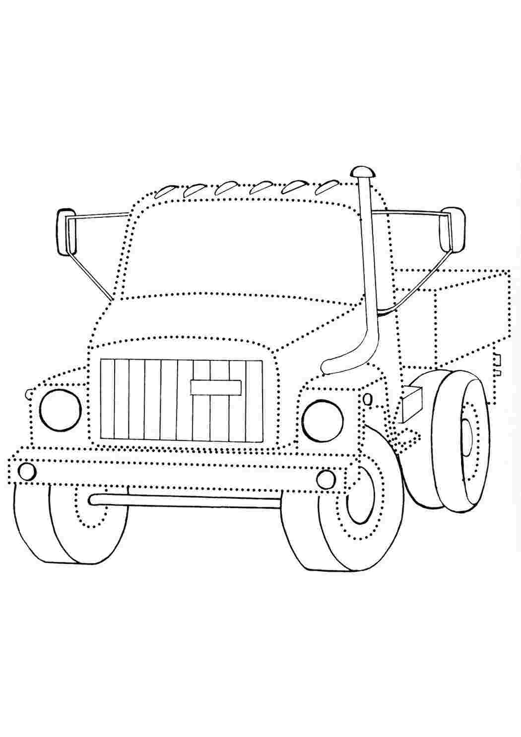 раскраски для мальчиков раскраска грузовик. Разукраски.