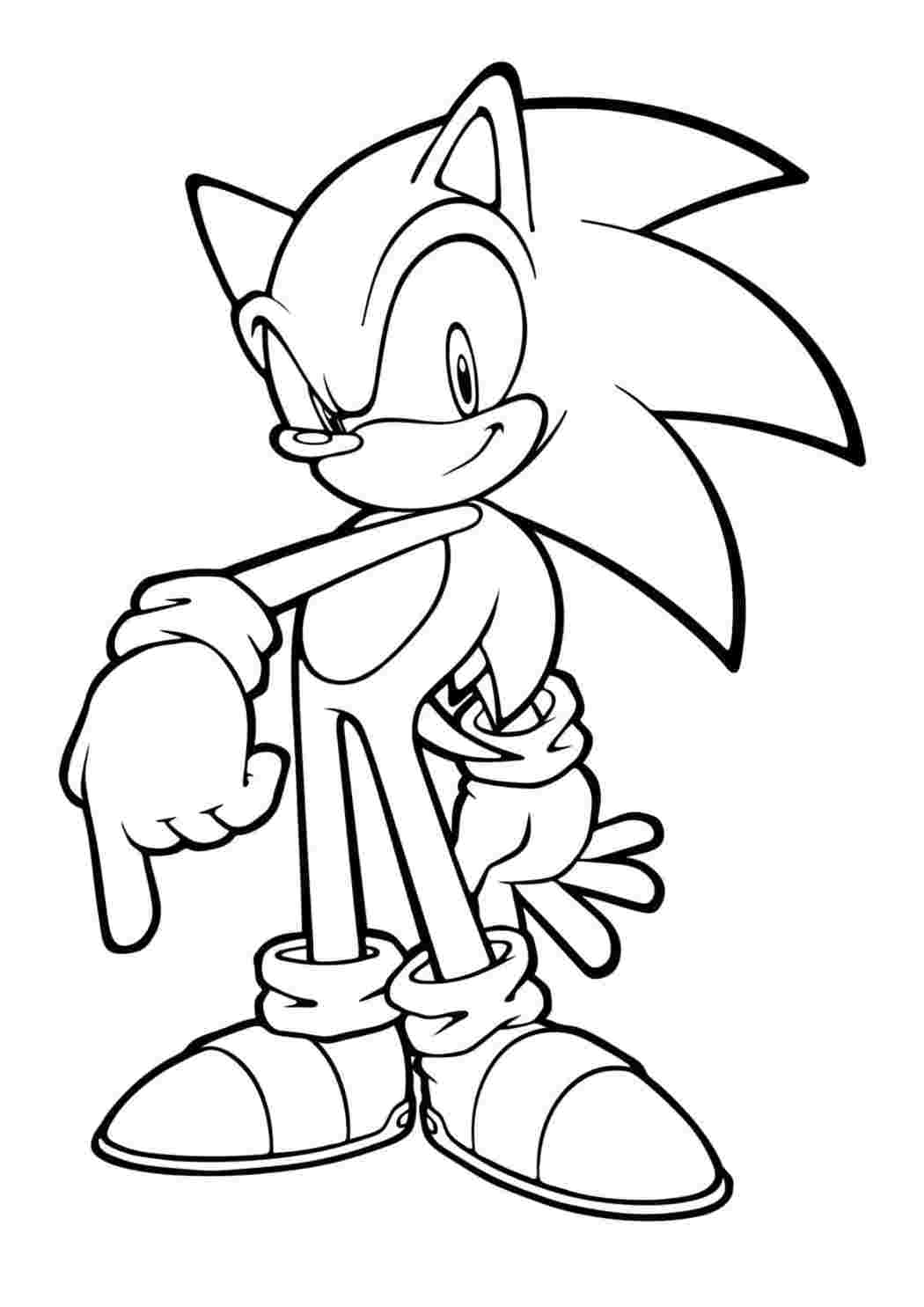 Sonic Coloring Page  Раскраски, Бесплатные раскраски, Раскраски