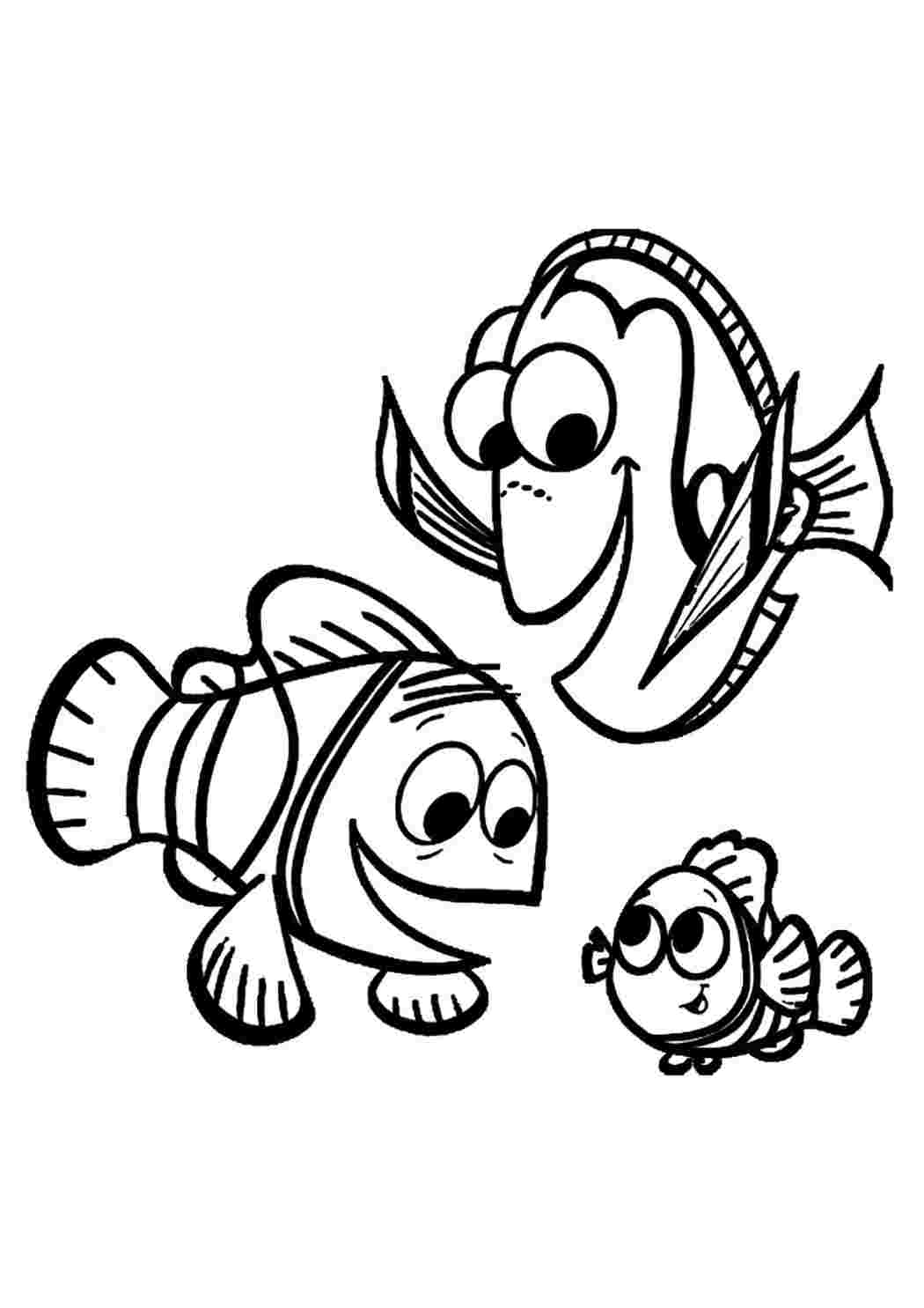 Раскраски Funny fish. Онлайн раскраска. Funny fish. Красивые раскраски.