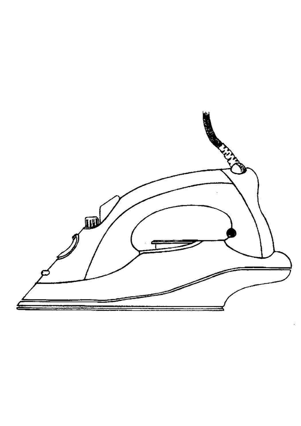 интересные раскраски раскраска утюг. Раскраска без регистарции.