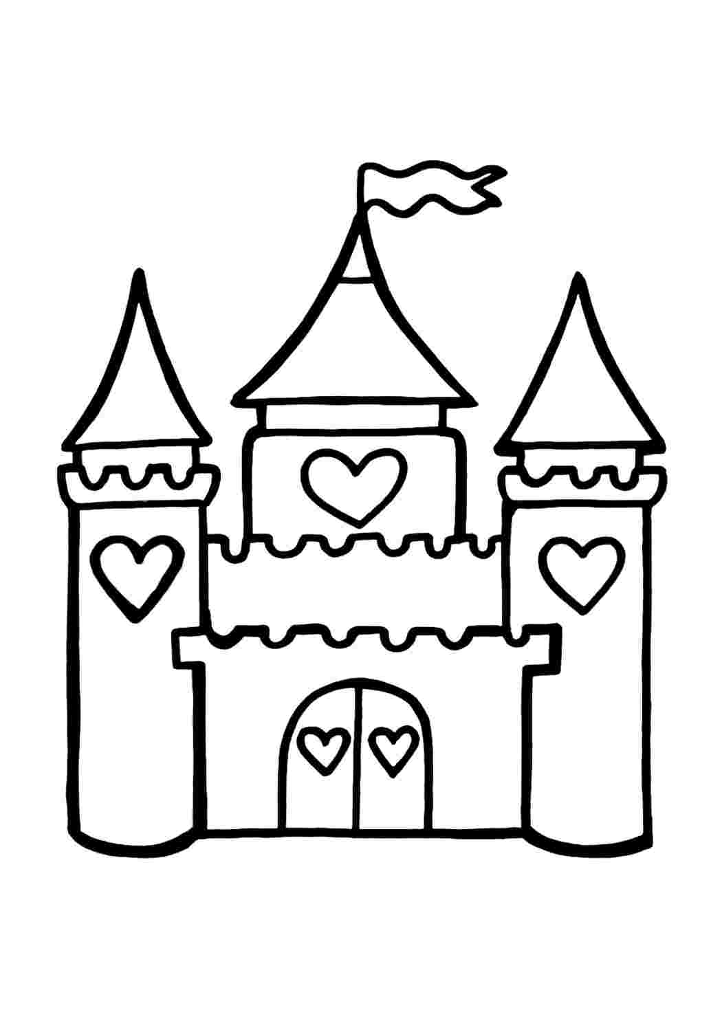 Сказочный замок картинки для детей