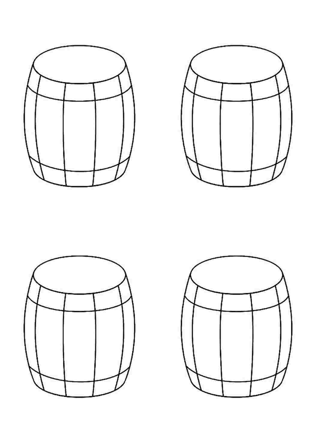 Раскраски детские раскраски раскраска бочка. Раскраски в формате А4. детские раскраски раскраска бочка. Лучшие раскраски.