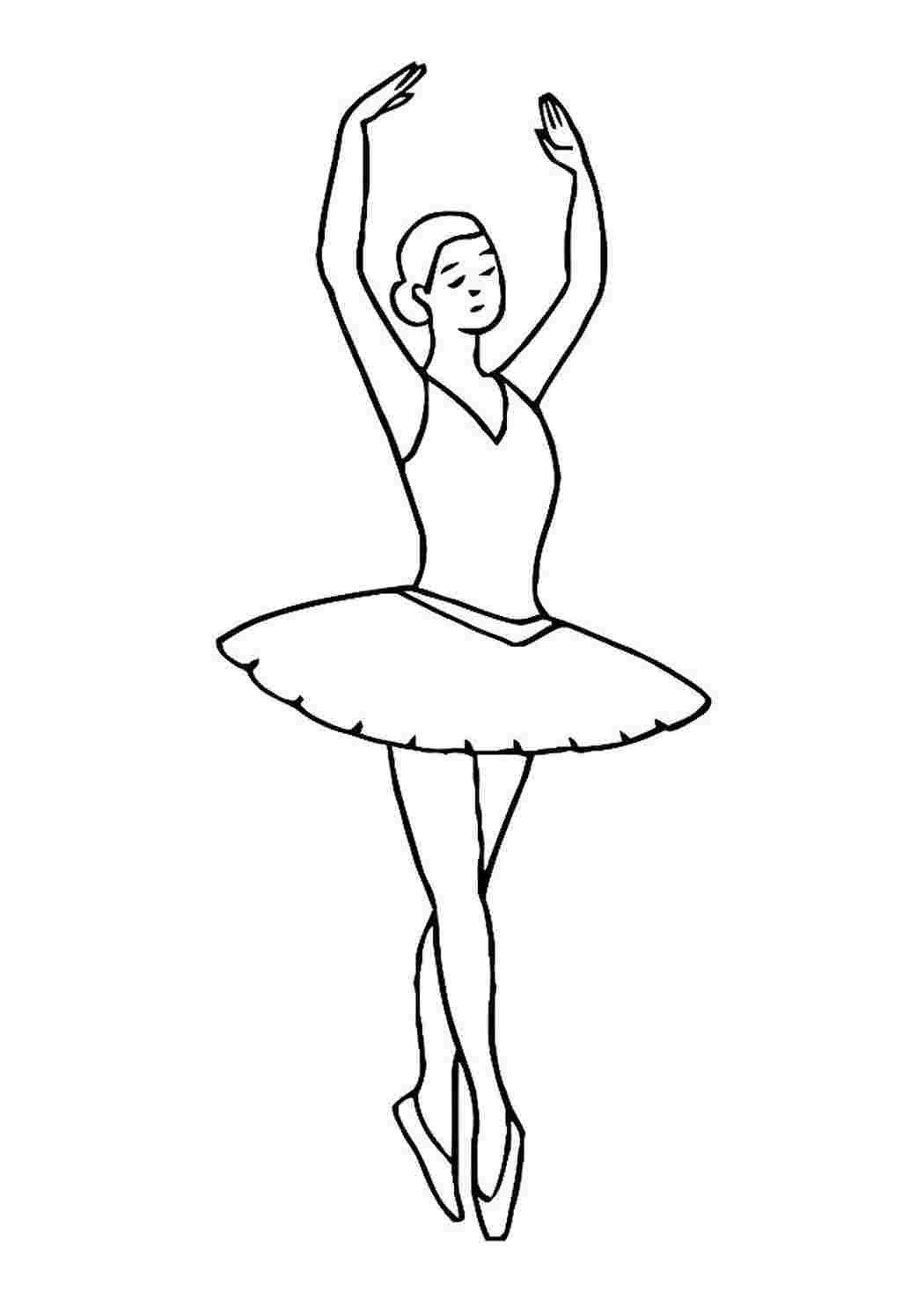 Раскраски Балерины распечатать бесплатно