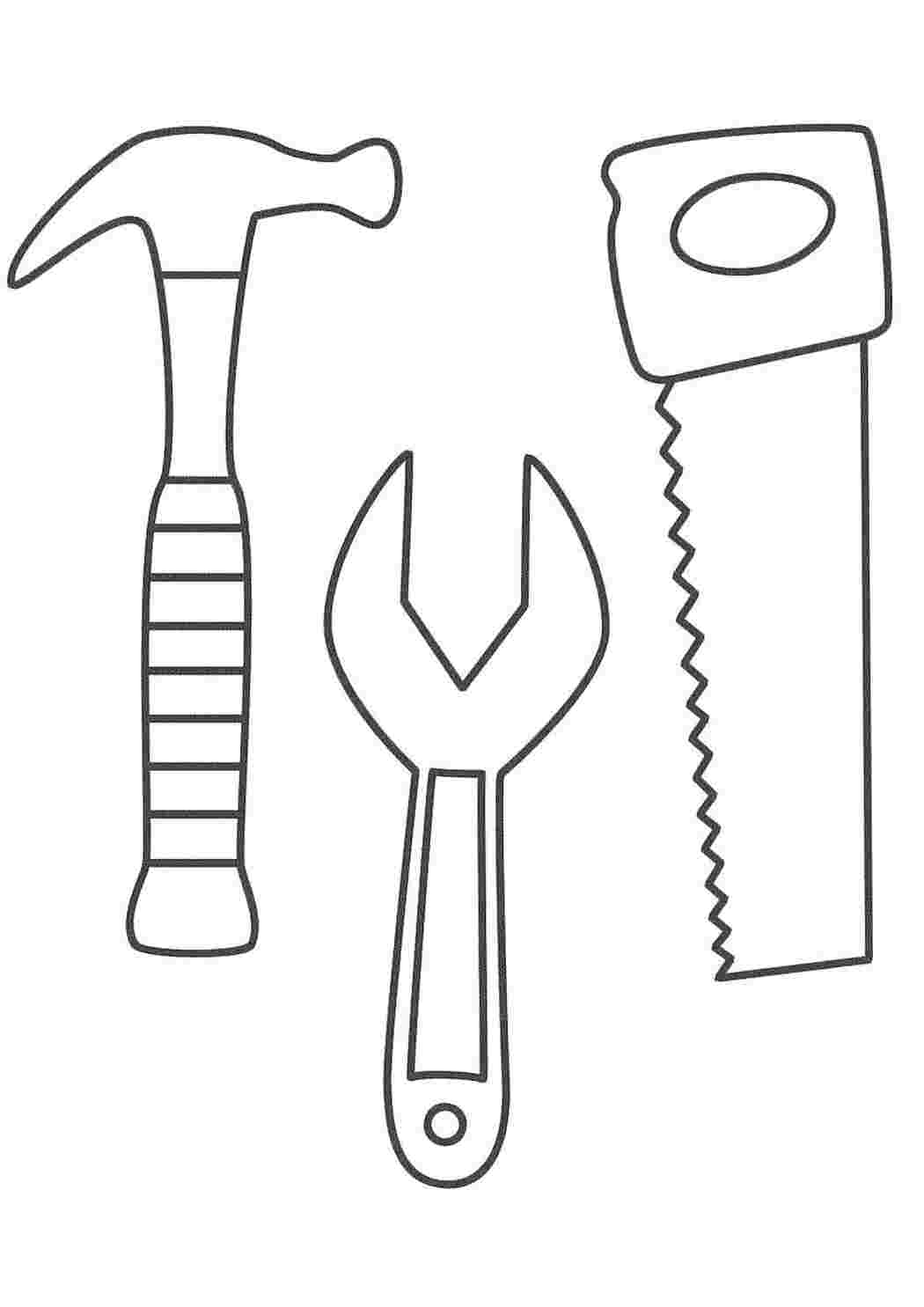 раскраски для мальчиков раскраска молоток. Распечатать раскраски.