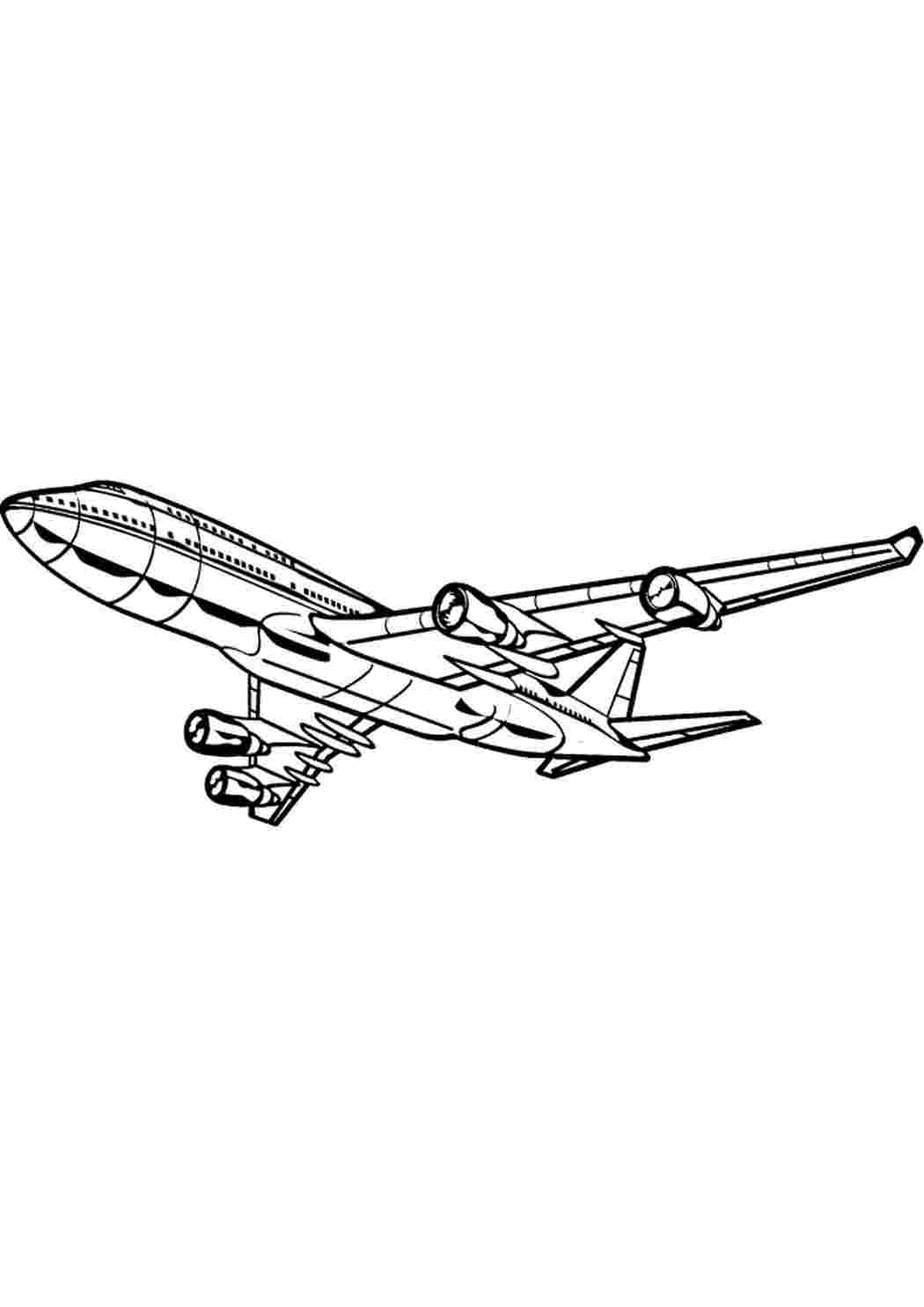 Matkustaja-Boeing. Распечатать раскраски на сайте.