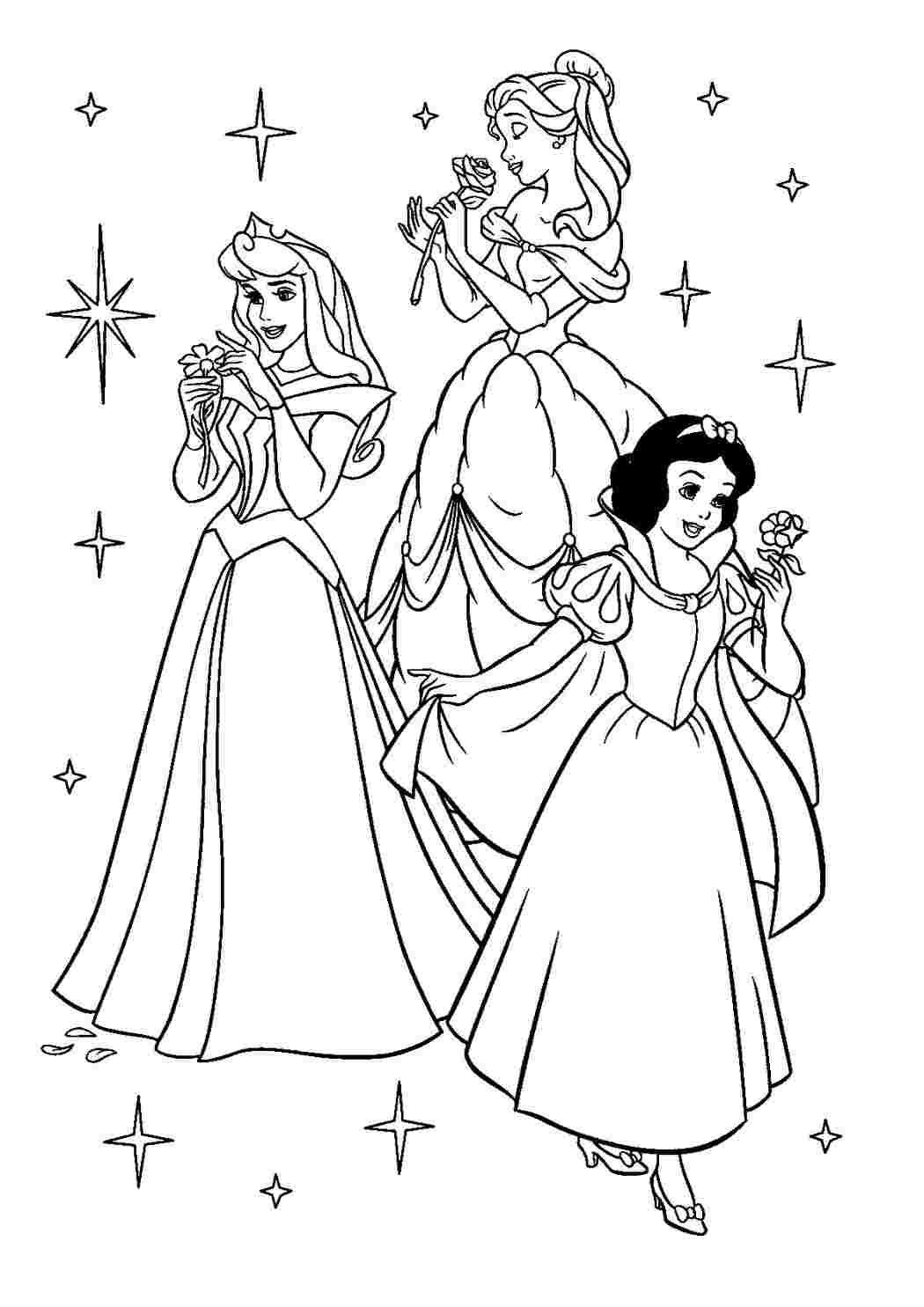 Раскраски три принцессы. Разукрашки. три принцессы. Лучшие раскраски.