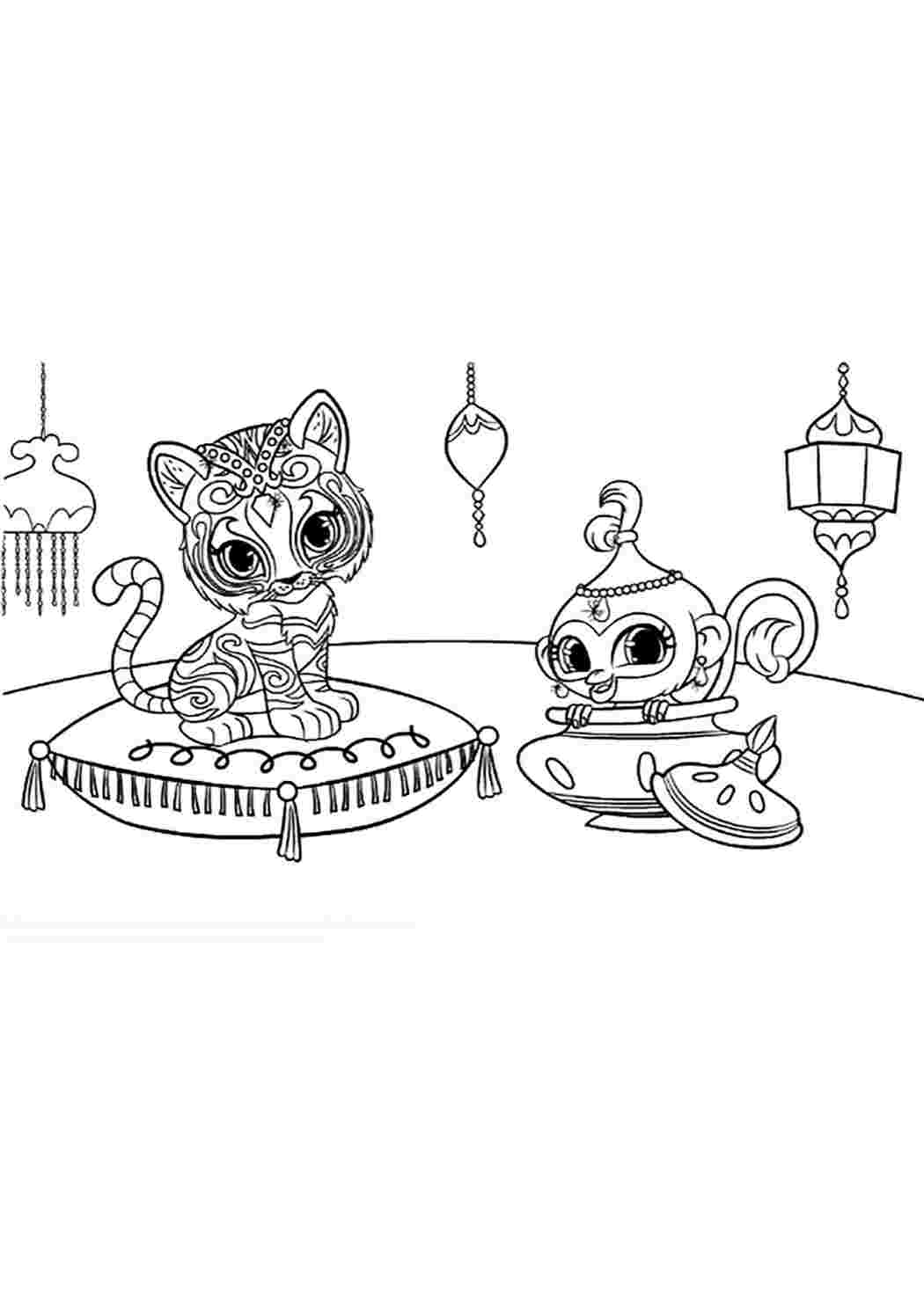 Раскраска Девочек. Раскраски Для Девочек. Скачать Раскраски.