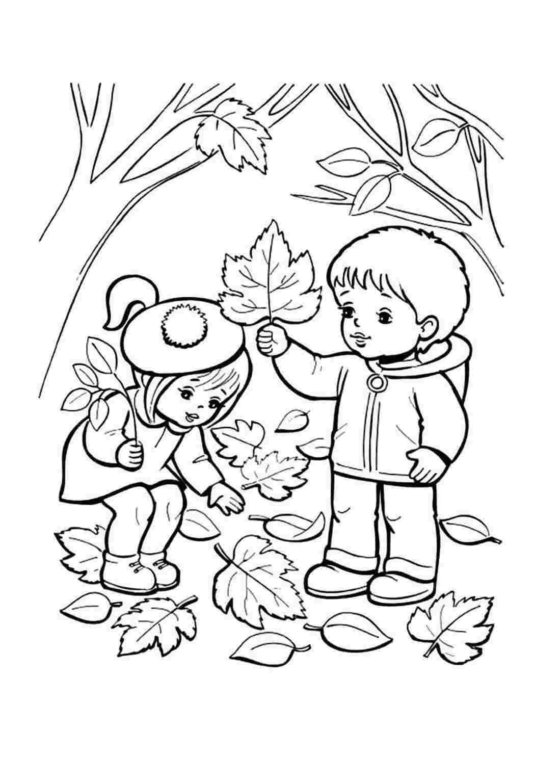 Первая иллюстрация к книге Осенний лес