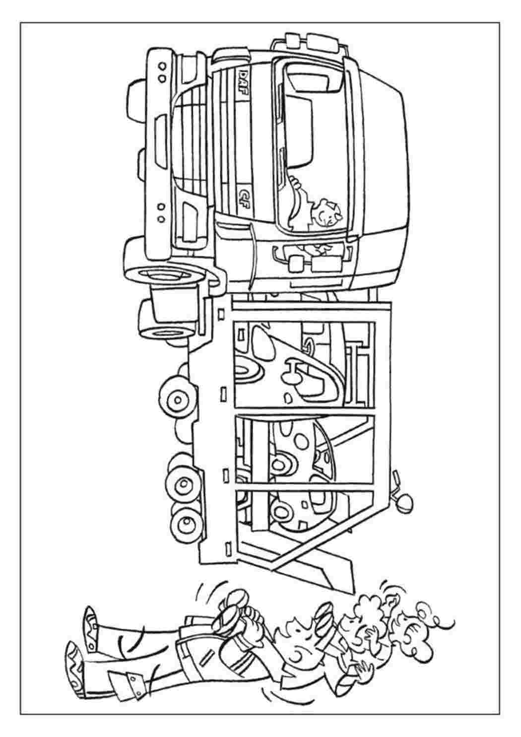 Раскраски Раскраска автовоз и дети. Бесплатные раскраски. Раскраска автовоз и дети. Красивые раскраски.
