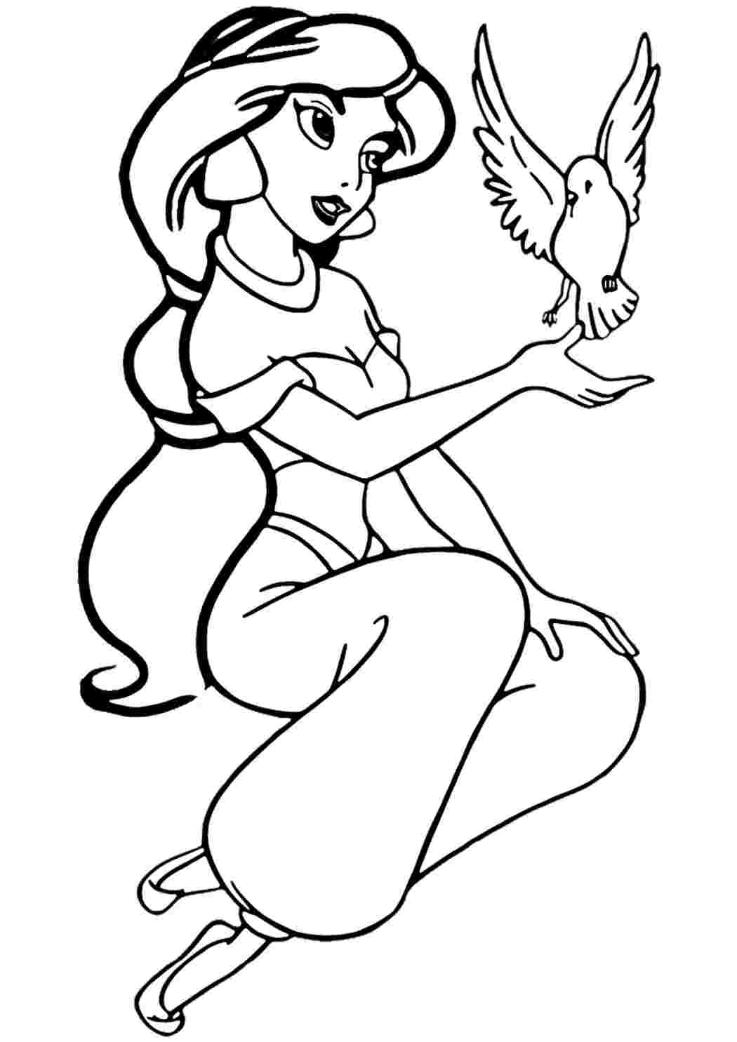 Раскраска Принцессы Девочек. Раскраска Принцессы Для Девочек.