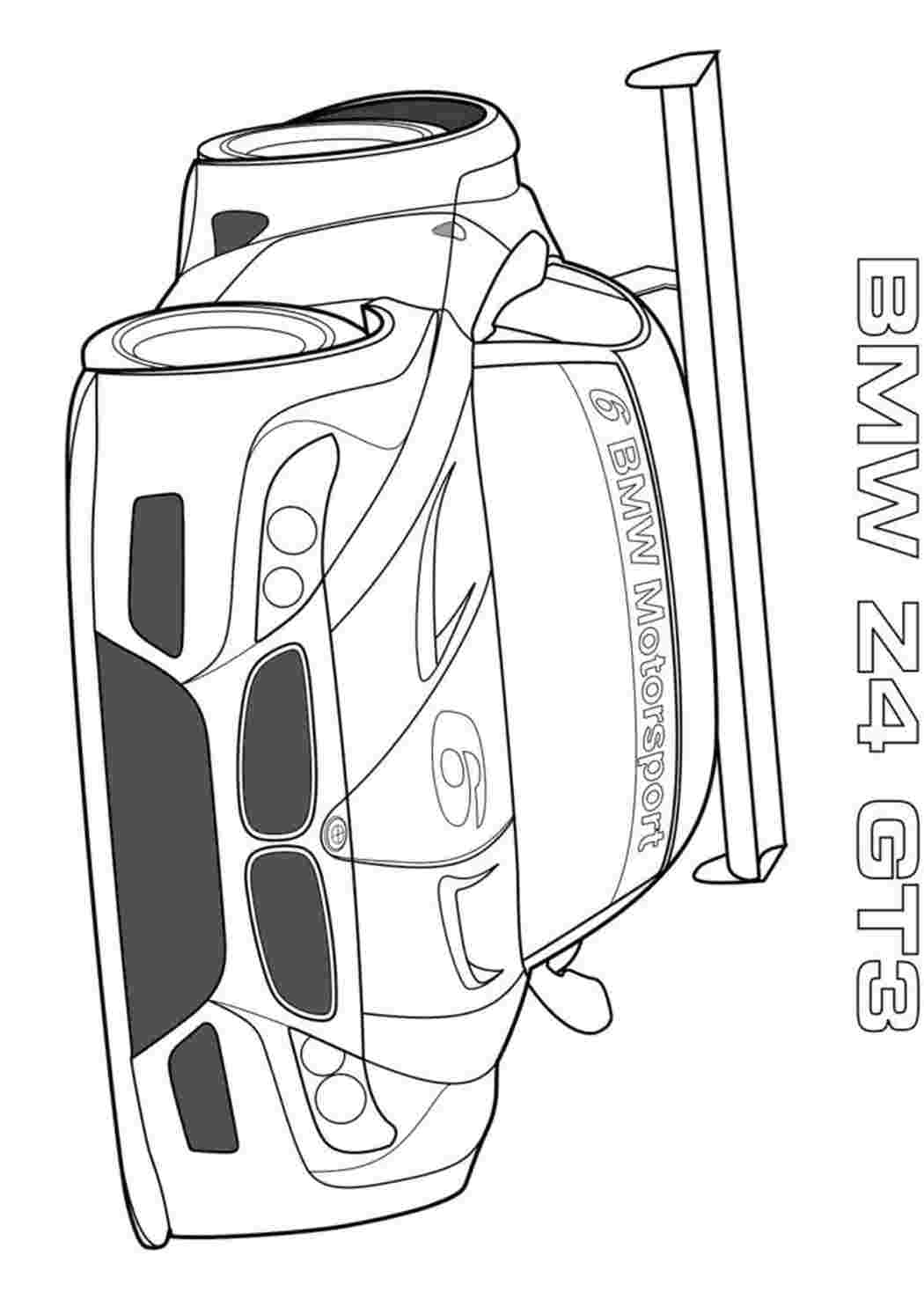 Раскраски Раскраски БМВ z4 gt3. Скачать раскраски бесплатно. Раскраски БМВ z4 gt3. Красивые раскраски.
