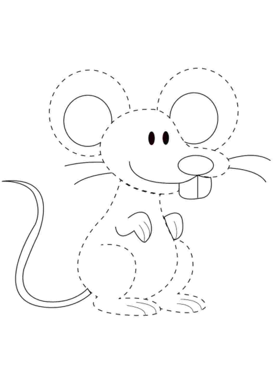 Раскраски и картинки мышек для детей