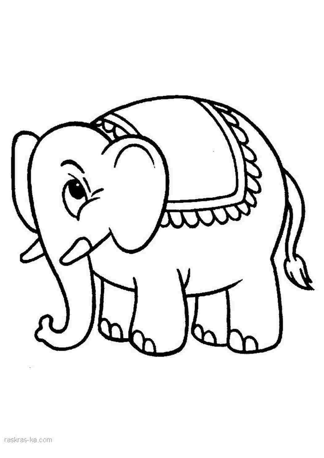 Раскраска Слон Анти-стресс – Развивающие иллюстрации