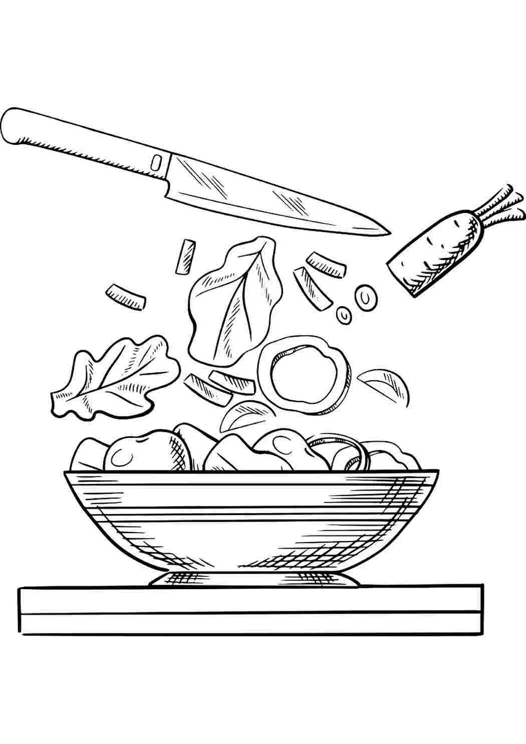 Раскраски детские раскраски раскраска еда раскраска салат. Скачать раскраски. детские раскраски раскраска еда раскраска салат. Много раскрасок.
