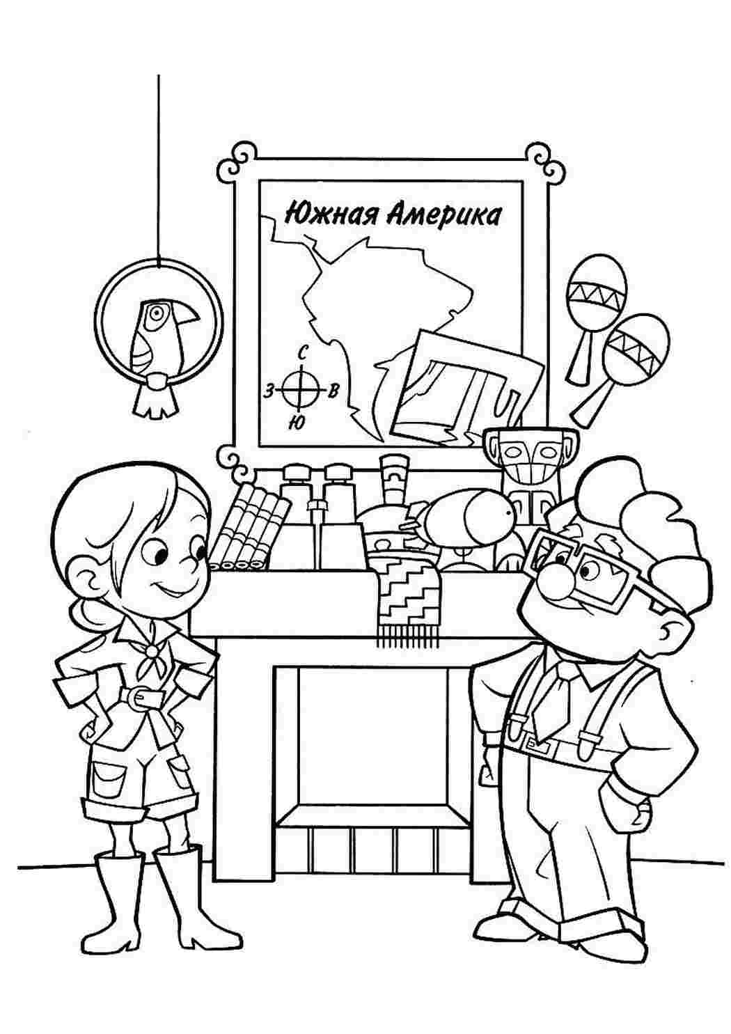 раскраски из мультфильмов. Разукрашки.