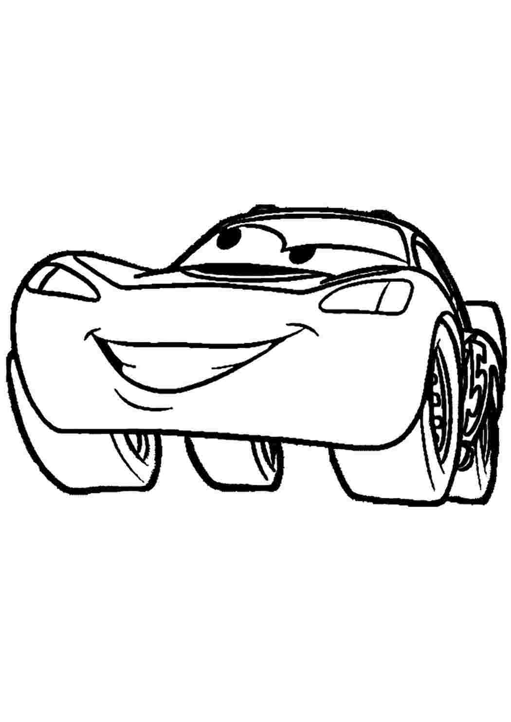 Раскраски Lightning McQueen näyttää voittajalta. Онлайн раскраска. Lightning McQueen näyttää voittajalta. Скачать раскраски.