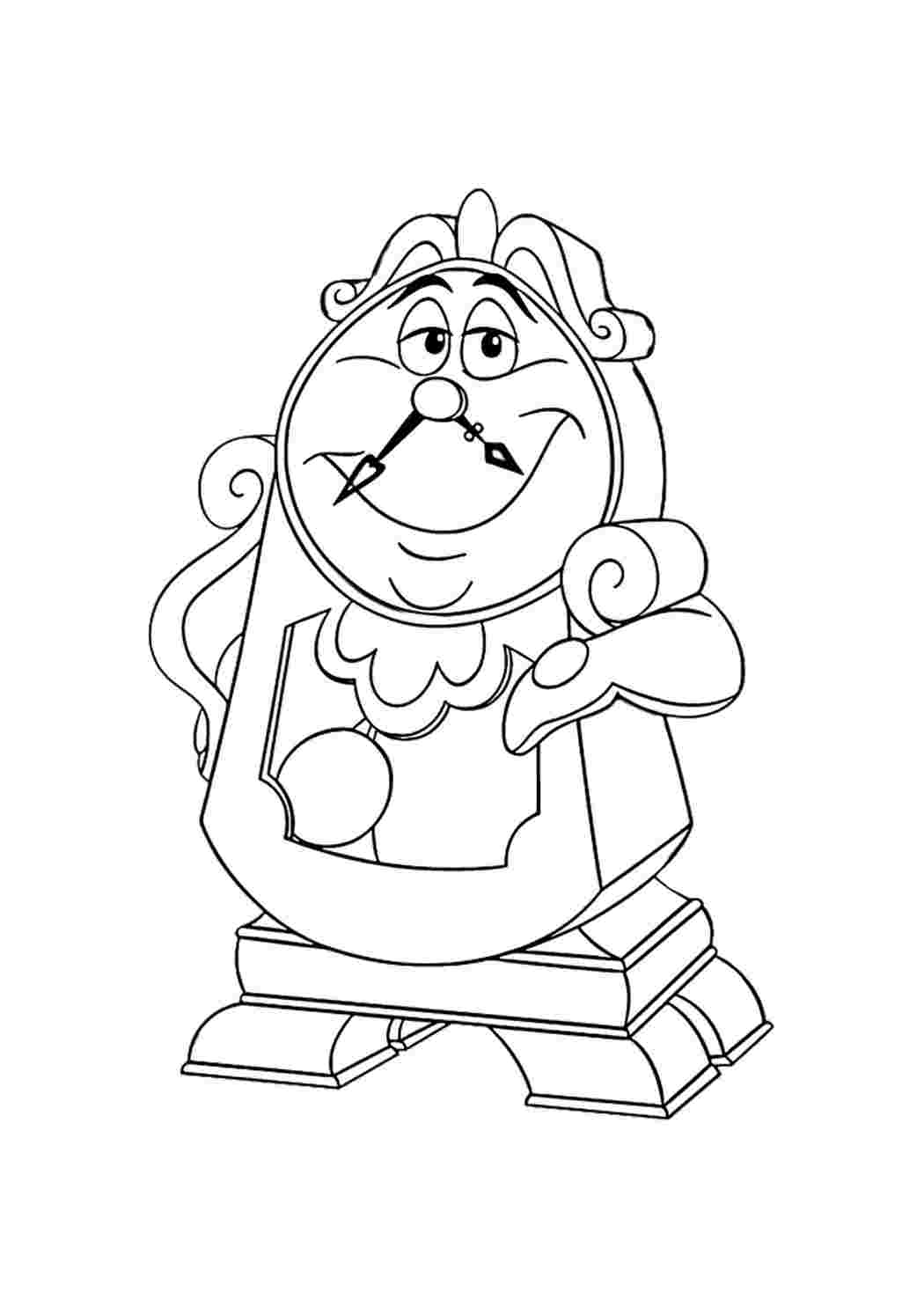 Раскраски Happy Cogsworth-värityskirja lapsille. Лучшие раскраски. Happy Cogsworth-värityskirja lapsille. Скачать раскраски.