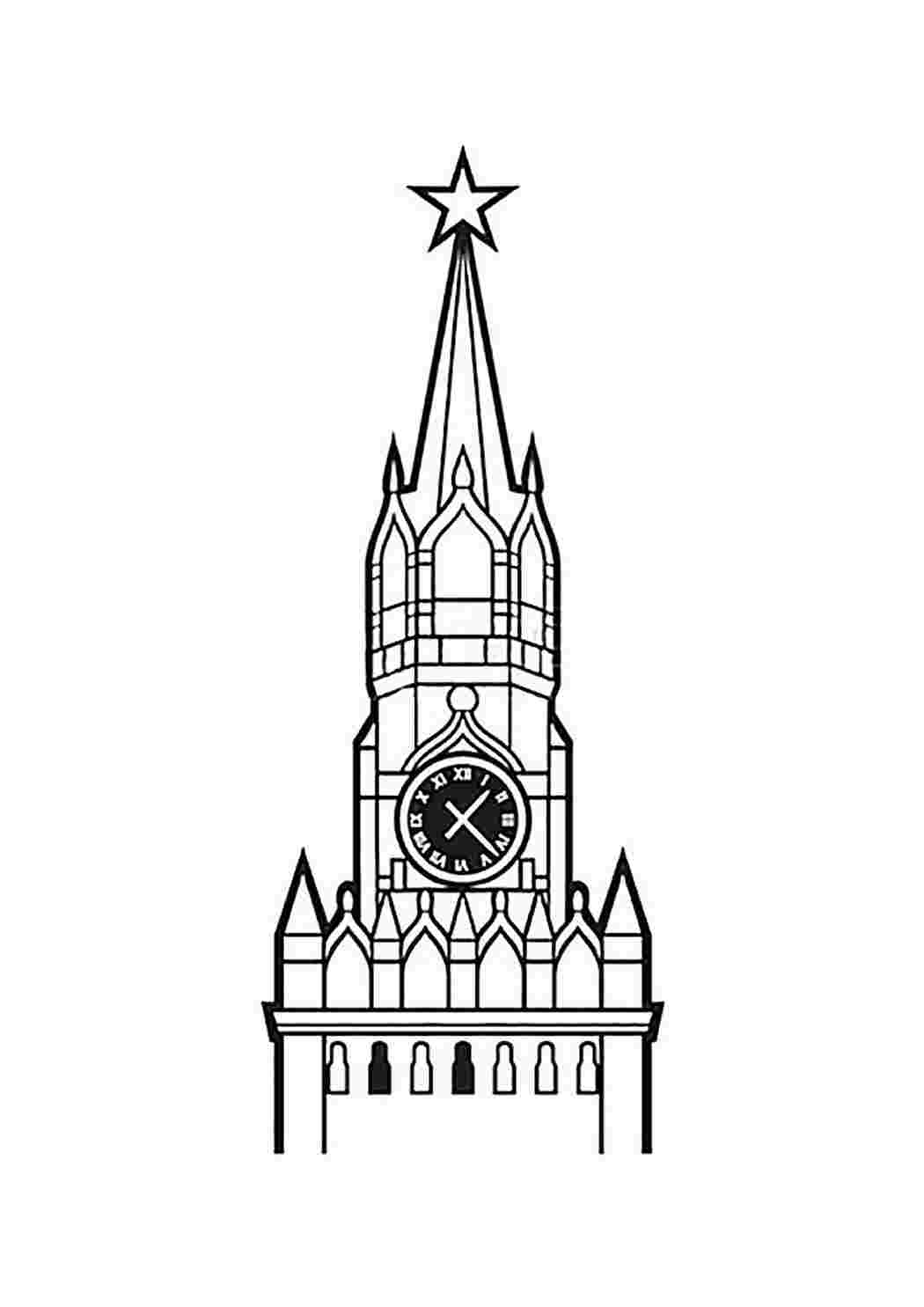 раскраска кремль. Красивые раскраски.